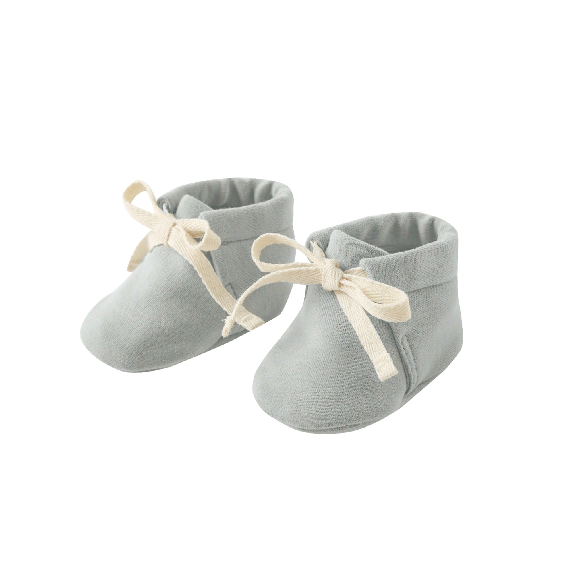baby booties | steel blue
