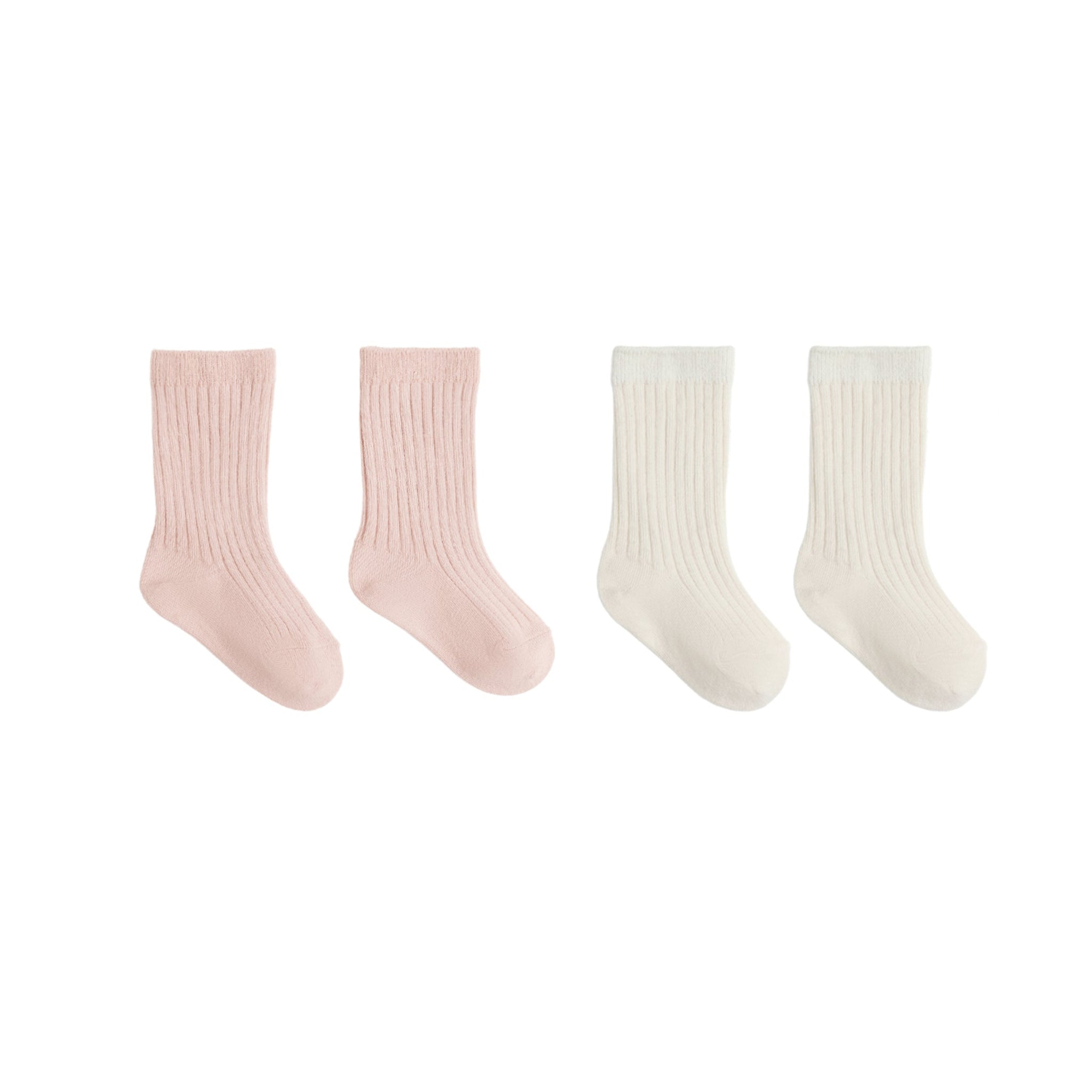 socks set | natural + rose