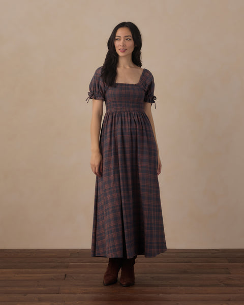 women's dallas dress | midnight plaid