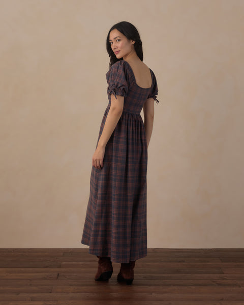 women's dallas dress | midnight plaid