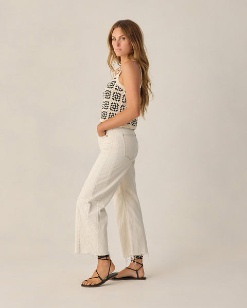 women's crochet tank | abstract