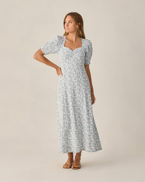 women's violet dress | hydrangea