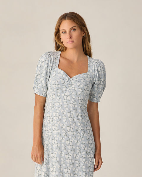 women's violet dress | hydrangea