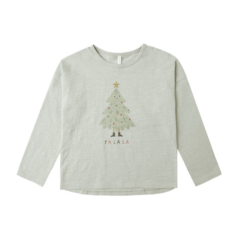 long sleeve tee | christmas tree