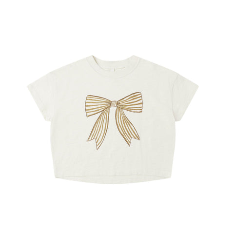 boxy tee | bow
