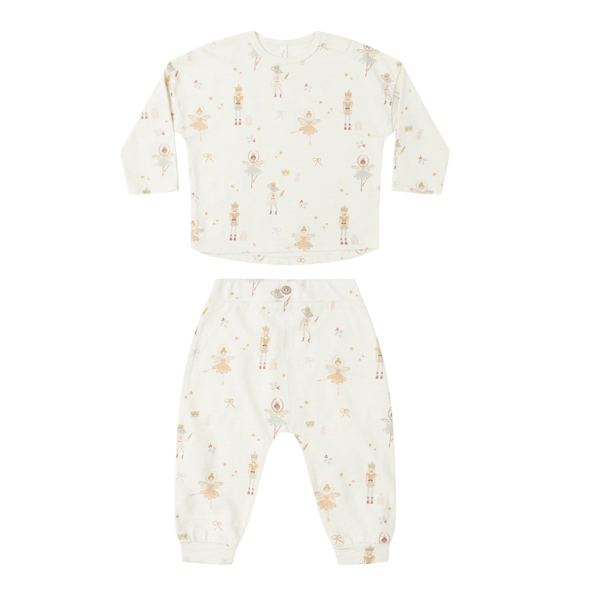 long sleeve tee + pant set | nutcracker