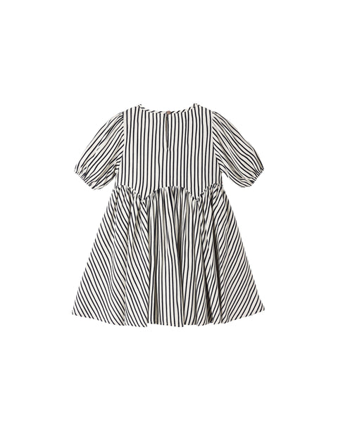 rose dress | wavy stripe
