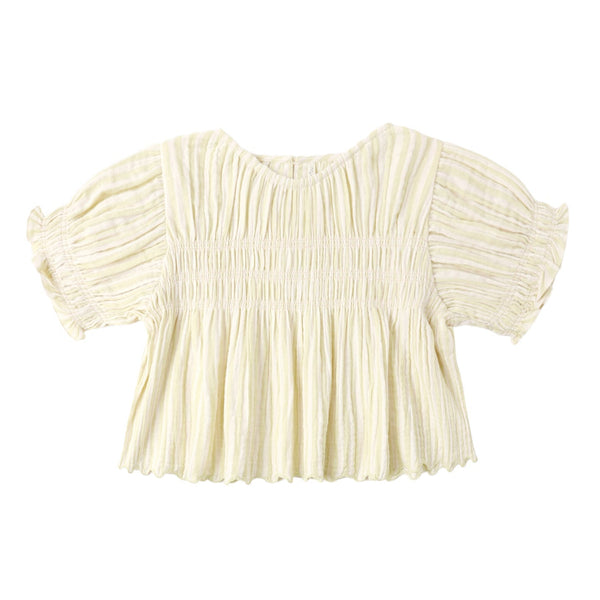 colette top | citron stripe