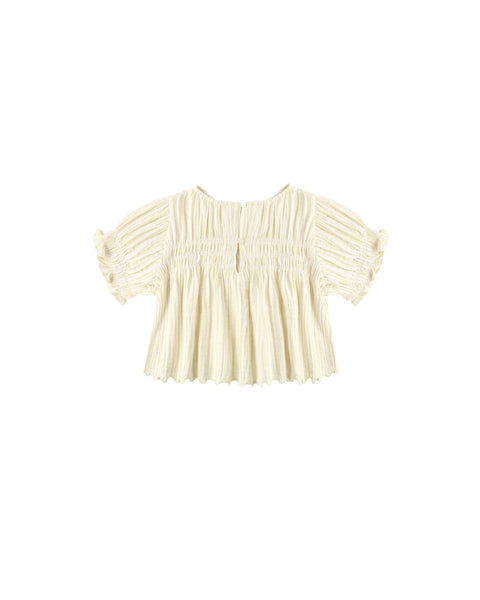 colette top | citron stripe
