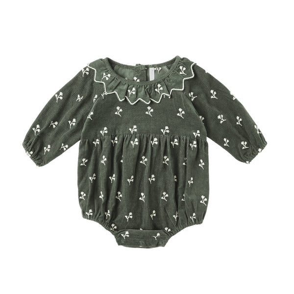 freya romper | blossom embroidery