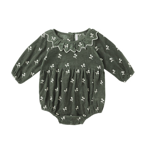 freya romper | blossom embroidery