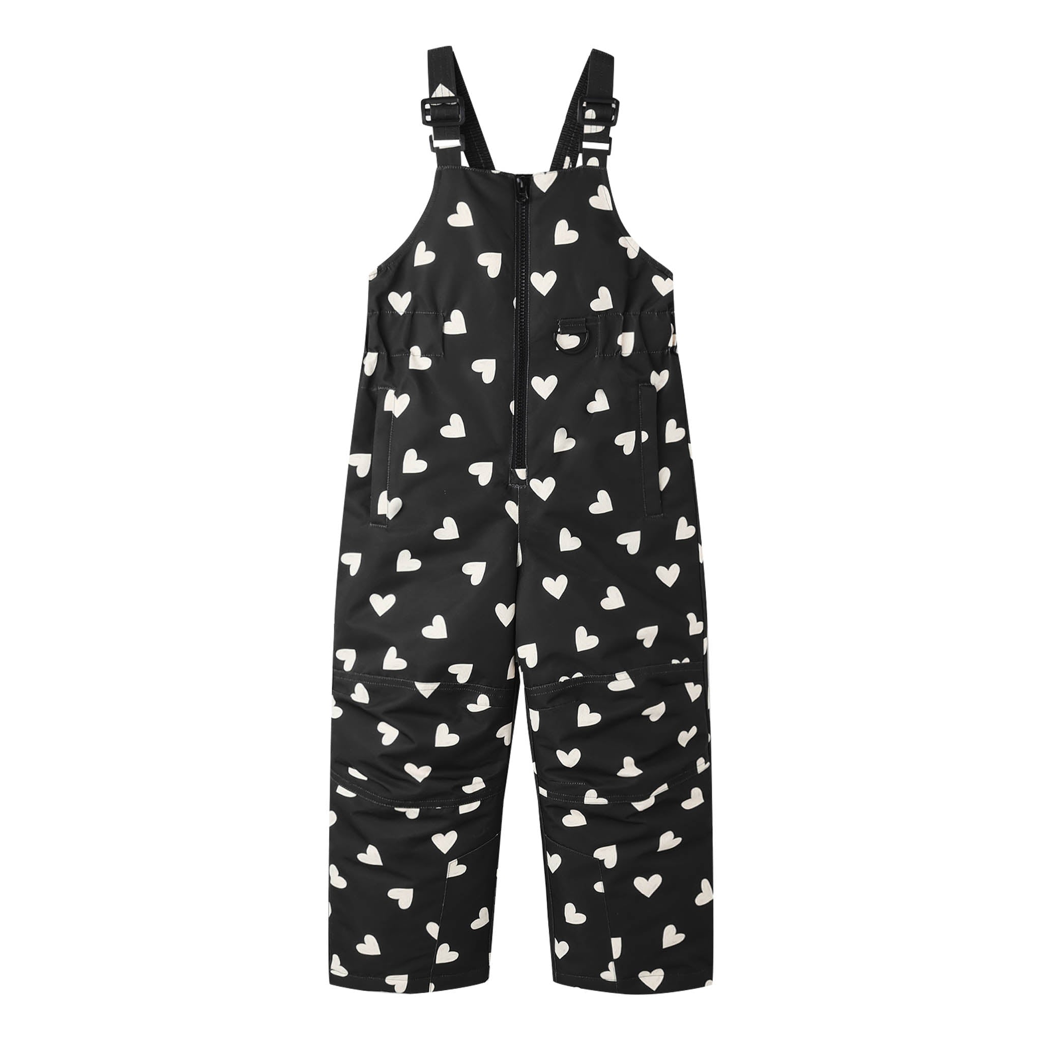 snow bib | hearts