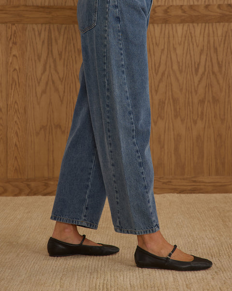 women's barrel pant | indigo denim