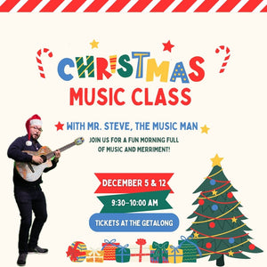 mr. steve's music class | holiday mini session - 10:30 am