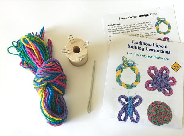 traditional spool knitting kit