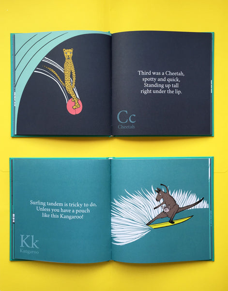 the surfing animals alphabet book