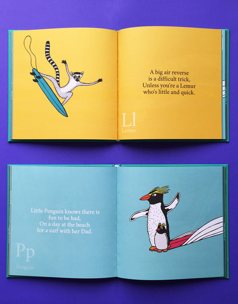 the surfing animals alphabet book