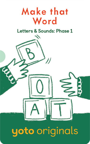 card | phonics: letters & sounds: phase 1