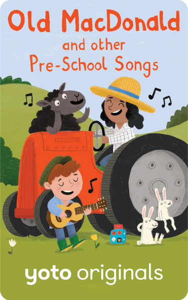 card | pre-school songs pack