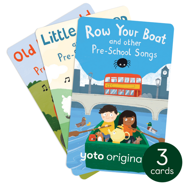 card | pre-school songs pack