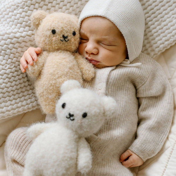 baby bouclé bear - honey
