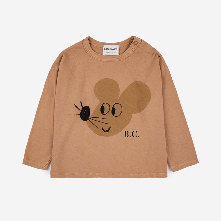 baby long sleeve t-shirt | mouse