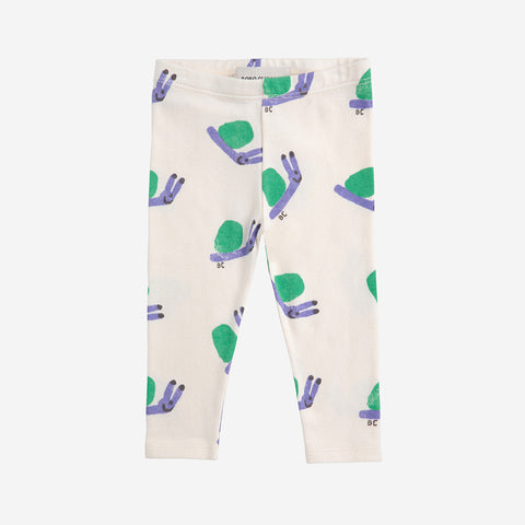 baby leggings | funny snail all over