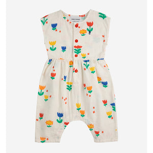 woven overall | garden party all over