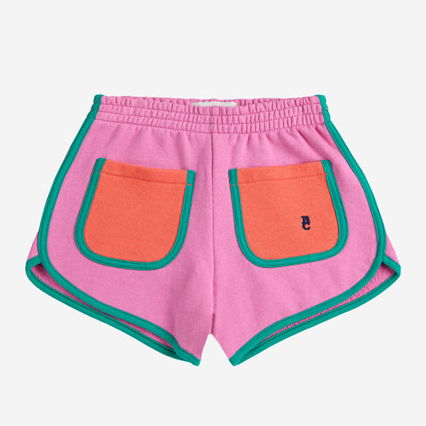 shorts | color block - pink