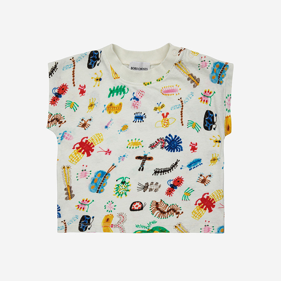 baby t-shirt | funny insects all over