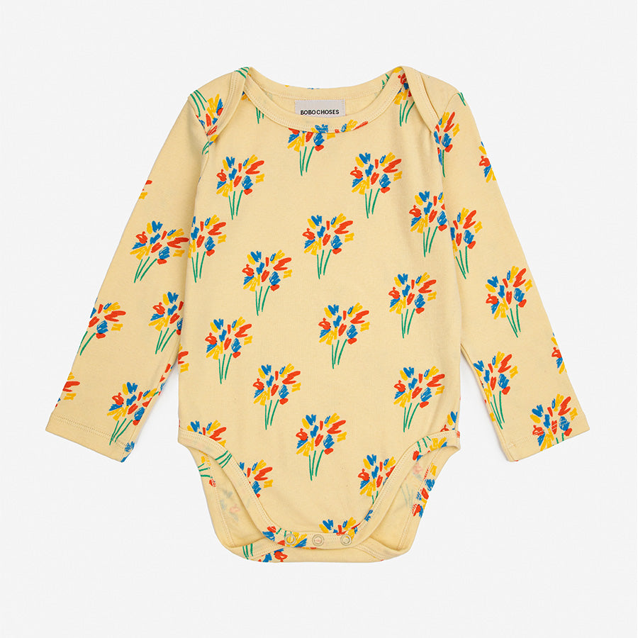 baby body | fireworks all over - light yellow