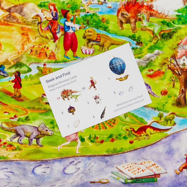 playsilk | seek & find - dinotopia
