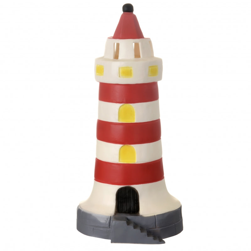 lighthouse lamp | red