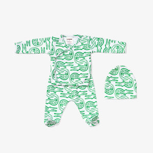 take me home outfit | alligator - jade