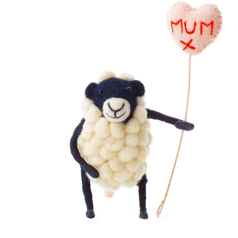 felt sheep | mum balloon