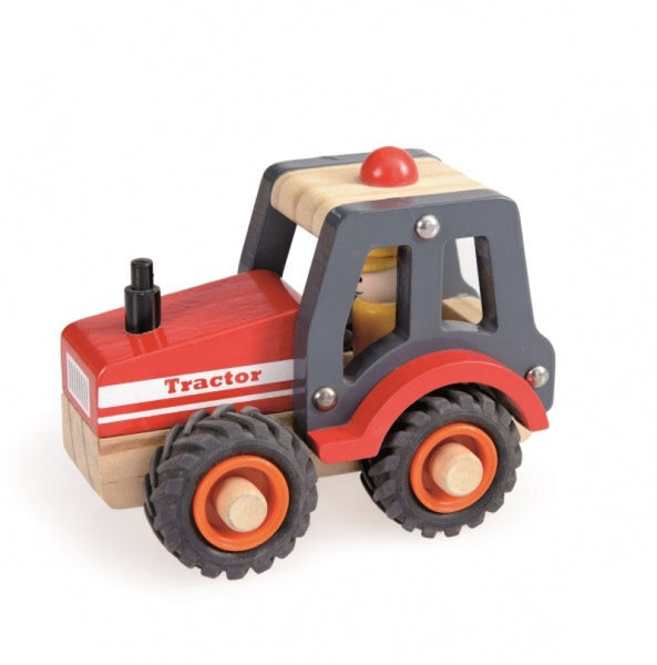 wooden tractor