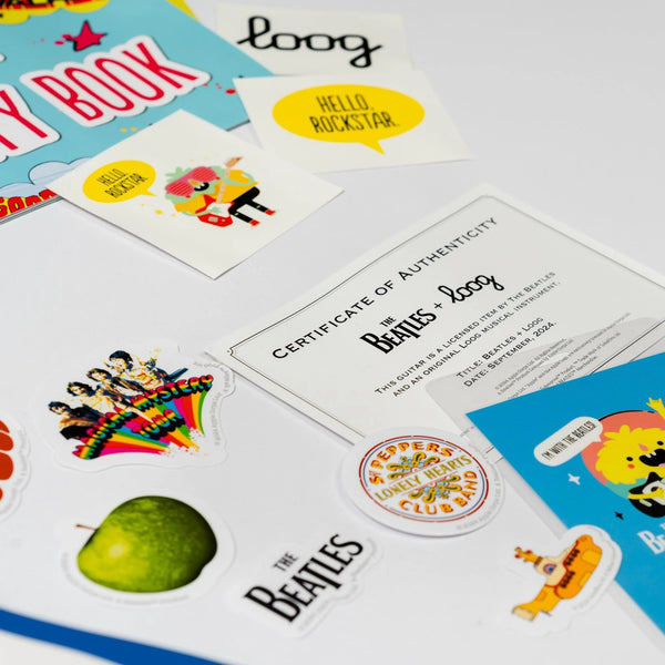 beatles + loog | mini guitar (+3yrs) - black