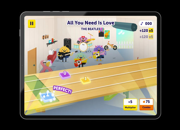 beatles + loog | mini guitar (+3yrs) - black