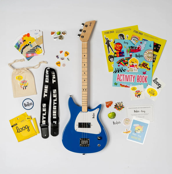 beatles + loog | electric guitar (+6yrs) - blue