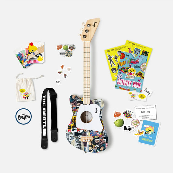 beatles + loog | mini guitar (+3yrs) - black