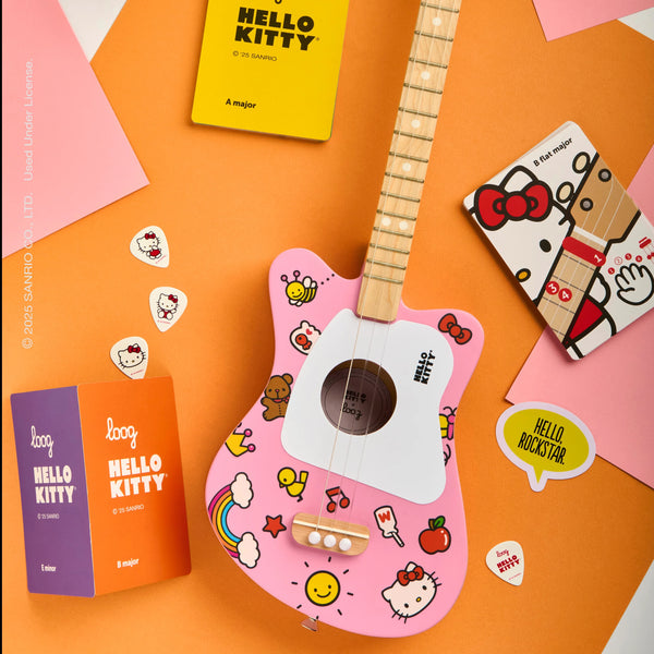 loog x hello kitty® | mini guitar - pink
