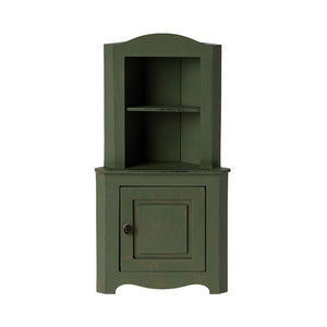 miniature | corner cabinet - dark green