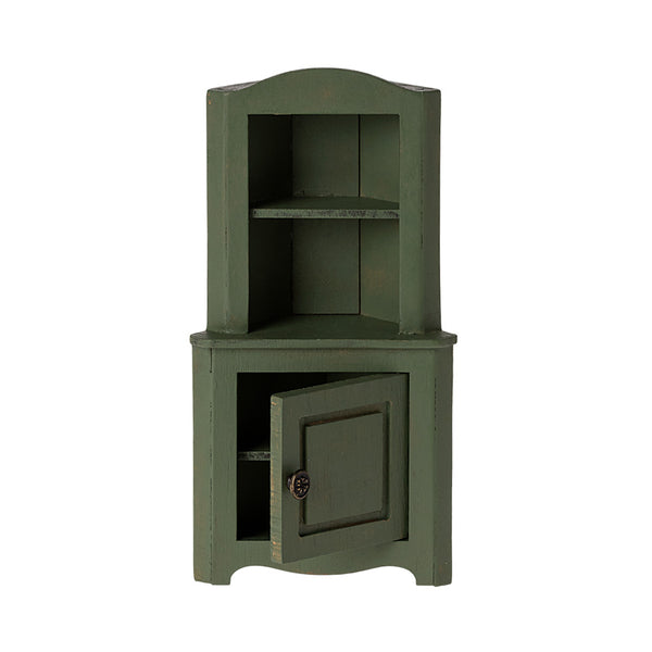 mouse | corner cabinet - dark green