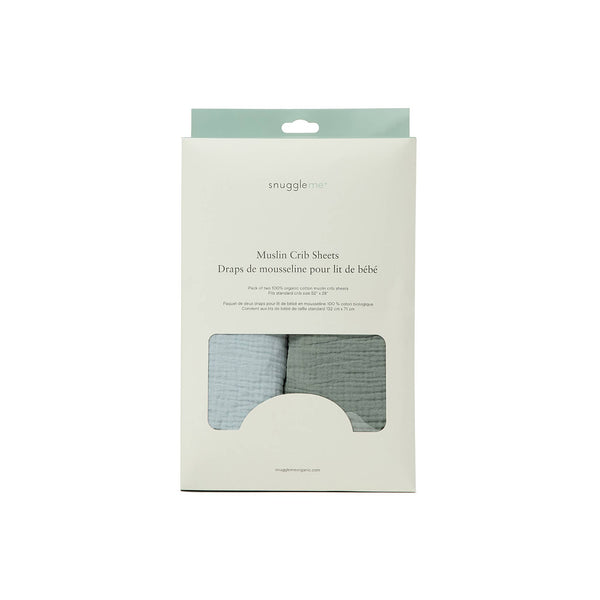 muslin crib sheets | bluebell + slate