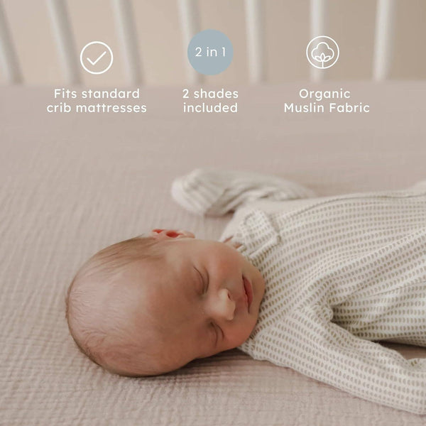 muslin crib sheets | petal + gumdrop