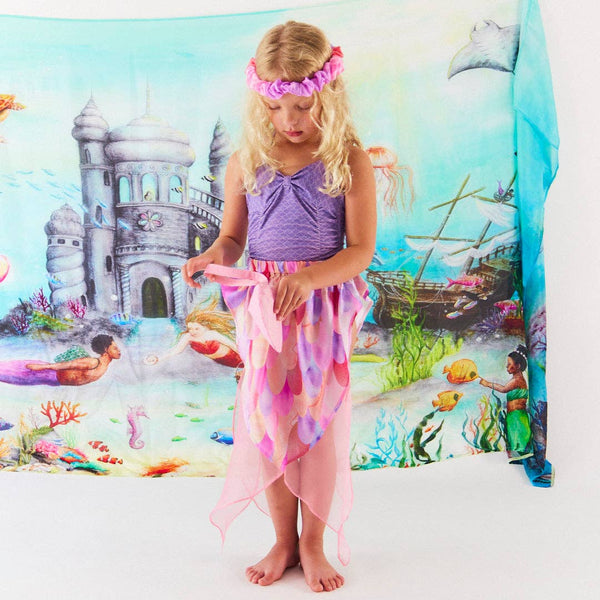 mermaid skirt | pink
