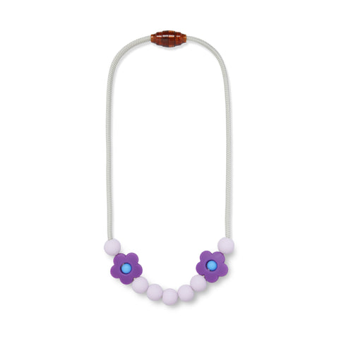 Plum Daisy Sensory Necklace