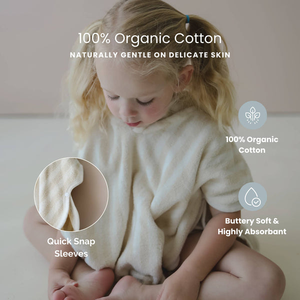 poncho towel | natural