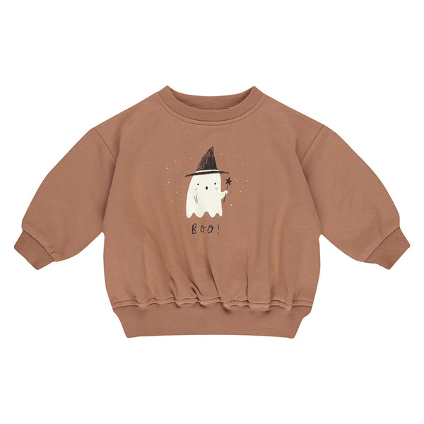 relaxed fleece sweatshirt | boo