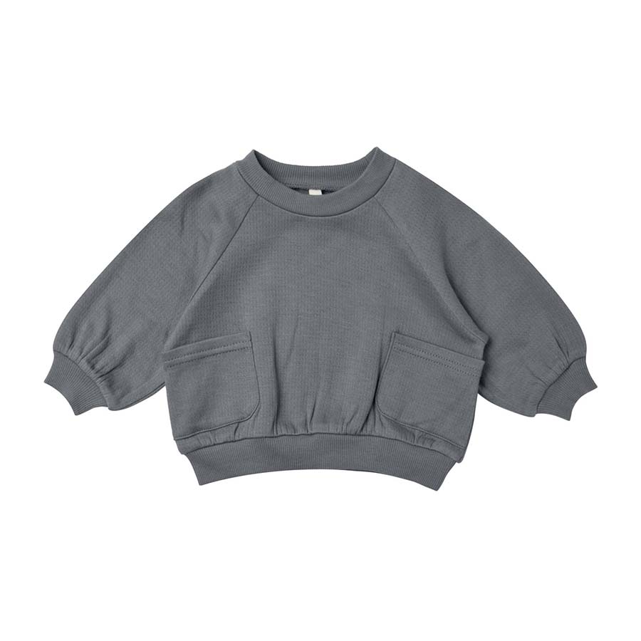 pocket sweatshirt | navy
